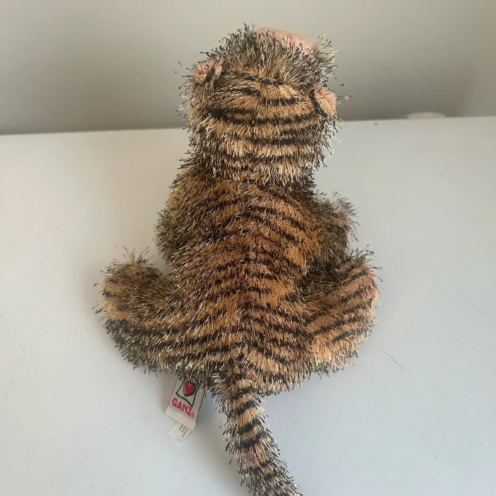 Webkinz GANZ Striped Tiger Soft‎ Plush Brown Black